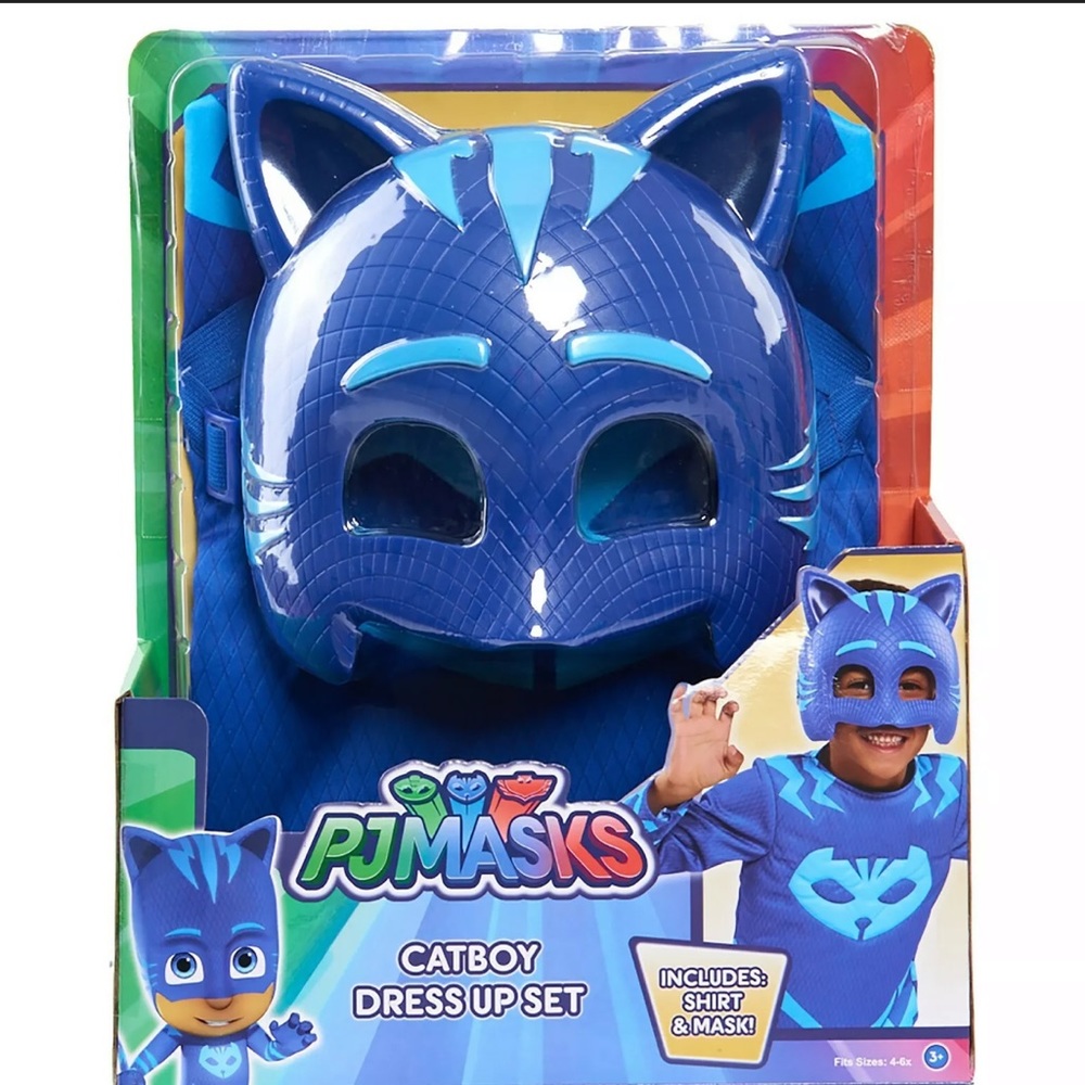 PJ Masks Deluxe Dress Up Top & Mask Set costume